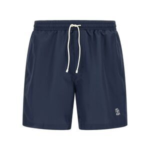 Brunello Cucinelli Men Logo Embroidery Swimsuit